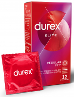 Презервативи латексні з силіконовою змазкою  DUREX® Elite (тонкі) 12 шт