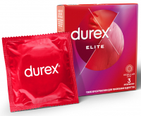 Презервативи латексні з силіконовою змазкою  DUREX®  Elite (тонкі) З шт