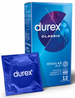 Презервативи латексні з силіконовою змазкою DUREX® Сlassic (класичні) 12 шт