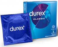 Презервативи латексні з силіконовою змазкою DUREX® Сlassic (класичні) 3 шт
