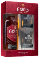 Віскі Grant`s Triple Wood 40% 0,75л + склянка