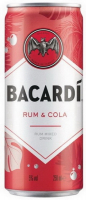 Напій алкогольний Bacardi Rum-Cola ж/б 0.25л