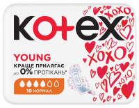 Гігієнічні прокладки Kotex Young Normal 10 шт