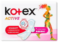 Гігієнічні прокладки Kotex Active Super Plus, 7 шт.