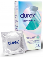 Презервативи латексні з силіконовою змазкою DUREX® Іnvisible (ультратонкі) 12 шт