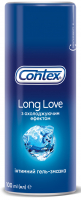 Інтимний гель-змазка Contex Long Love з охолоджуючим ефектом (лубрикант) 100 мл 