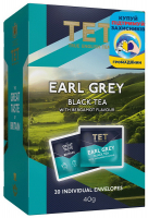 Чай ТЕТ Earl Grey чорний байховий з ароматом бергамоту 20*2г