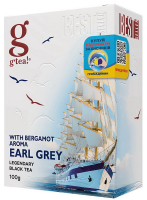 Чай Grace Earl Grey чорний з бергамотом 100г