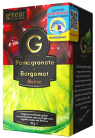 Чай g`tea Gourmet Pomegranate&Bergamot чорн. 20*1,75г 35г 