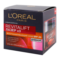 Денний крем-догляд для обличчя L'oreal Paris Revitalift Лазер х3 Відновлюючий SPF 20, 50 мл