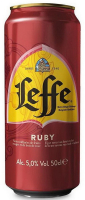 Пиво Leffe Ruby з/б 0,5л