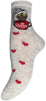 Шкарпетки жіночі 5448 р.23 срібло меланж