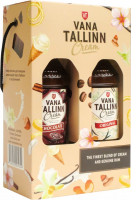 Лікер-крем Vana Tallinn Original 16% 0.5л  + Vana Tallinn Chocolate Шоколад 16% 0.5л