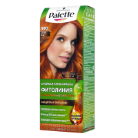 Крем-фарба стійка для волосся Palette Фітолінія Захист і Живлення №390 Світла Мідь