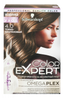 Крем-фарба стійка для волосся Schwarzkopf Color Expert №4.0 Темно-Каштановий