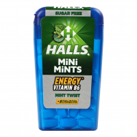 Льодяники Halls Mini Mints Energy Vitamin B6 12,5г
