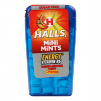 Льодяники Halls Mini Mints Energy Vitamin B6 Манго 12,5г
