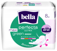 Прокладки гігієнічні Maxi Green Ultra Perfecta Bella 8шт