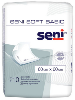 Пелюшки поглинаючі Seni Soft Basic 60*60 см, 10 шт.