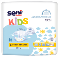 Підгузники Seni Kids Junior extra для дітей 15кг+ 30шт