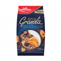 Гранола Gold Sante з бельгійським шоколадом та апельсином 300г