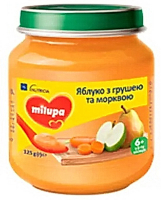 Пюре Nutricia Milupa яблуко-груша-морква 125г