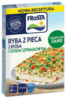 Риба запечена FRoSTA з рисом та шпинатним соусом 375г
