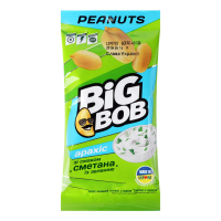 Арахіс Big Bob смажений солоний Сметана із зеленню 60г