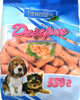 Десерт для собак Природа яловичина-бекон 550г