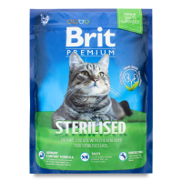 Корм Brit Premium д/стерилізованих котів сухий 300г х4