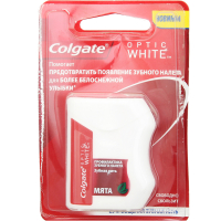 Зубна нитка Colgate Optic White "М'ята", 25 м