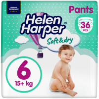 Підгузники Helen Harper Soft&Dry XL(6) 15+кг 36шт