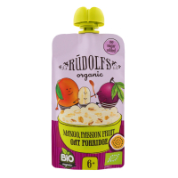 Каша Rudolfs Organic молочна вівсяна з манго і маракуйя 110г