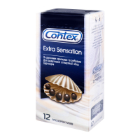 Презервативи латексні Contex Extra Sensation, 12 шт.