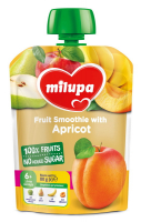 Пюре Nutricia Milupa Яблуко,груша,банан і абрикос 80г