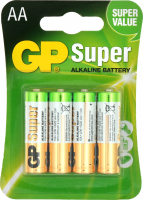 Батарейка GP Super Alkaline 1.5V 15A-U4 LR6 AA 