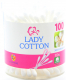 Ватні палички гігієнічні Lady Cotton, 100 шт.