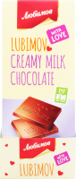 Шоколад Любимов молочний 85г