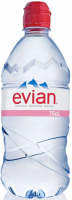 Вода мінеральна Evian негазована 0,75л