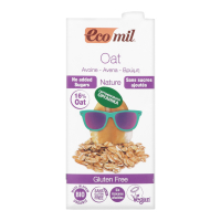 Молоко рослинне EcoMil з вівса без цукру 1л