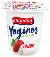 Йогурт Ehrmann Yoginos полуниця 0,1% 100г х24