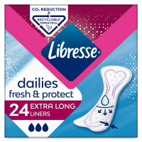 Щоденні гігієнічні прокладки Libresse Dailyfresh Extra Long, 24 шт.