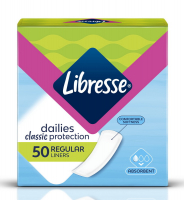 Щоденні гігієнічні прокладки Libresse Classic Regular, 50 шт.