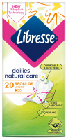 Прокладки гігієнічні Libresse Dailies Natural Care Regular 20шт