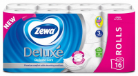 Туалетний папір Zewa Deluxe білий тришаровий 16 рулонів