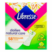 Прокладки Libresse Natural Care Normal щоденні 58шт