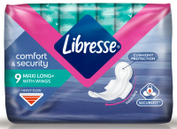Гігієнічні прокладки Libresse Maxi Long Wings 9 шт