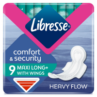 Гігієнічні прокладки Libresse Maxi Long Wings, 9 шт.