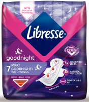 Прокладки гігієнічні Libresse Maxi Goodnight 7шт