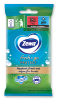 Серветки вологі  ZEWA Moist HA Fresh-To-Go Protect 10шт